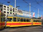 Be 4/6 104 unterwegs auf der Linie 10 am Bahnho SBB, 07.11.2015