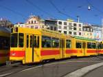 Be 4/6 214 unterwegs auf der Linie 10 am Bahnhof SBB, 07.11.2015