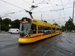 BLT - Tram Be 6/10 173 unterwegs auf der Linie 10 in der Stadt Basel am 15.09.2016