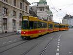 BLT - Tram Be 4/8 255 unterwegs auf der Linie 10 vor dem Bahnhof Basel SBB am 23.11.2016