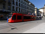 BVB - Tram Be 6/8  306 unterwegs in der Stadt Basel am 01.06.2020