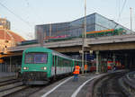 Mit ehemaligen Triebzügen der SNCF an den Weihnachtsmarkt Basel am 17.