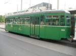 Personenanhnger B 1500 bei der Haltestelle SBB Bahnhof am 29.04.2007