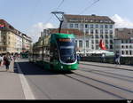 BVB - Be 5/6 6003 unterwegs auf der Linie 15 in der Stadt Basel am 08.09.2018
