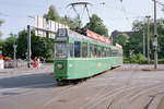 Basel BVB Tramlinie 2 (SWP/BBC Be 4/4 431) Centralbahnplatz am 21.