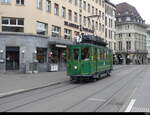 BVB - Tram Ce 2/2  47 unterwegs in Basel am 19.03.2023