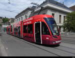 BVB - Be 4/6 6011 unterwegs in der Stadt Basel am 17.07.2023
