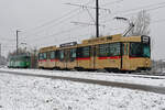 Am 02.12.2023 fand die Santiglausenfahrt mit den Lounge Trams der BVB (628) und BLT (220)statt.