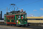 Ce 2/2 190 im Einsatz als Weihnachts Tram.