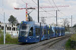Be 6/8 Flexity 5040  Federer Express , auf der Linie 14, fährt am 23.03.2026 zur Haltestelle St. Jakob. Aufnahme Basel.