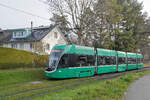 Be 4/6 Flexity 6015, auf der Linie 15, fährt am 22.12.2025 zur Haltestelle Lerchenstrasse. Aufnahme Basel.