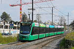 Be 6/8 Combino 320, auf der Linie 14, fährt am 23.03.2026 zur Haltestelle St. Jakob. Aufnahme Basel.