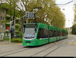 BVB - Be 6/8 321 unterwegs auf der Linie 1 in der Stadt Basel am 10.04.2026