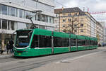 Be 6/8 Combino 324, auf der Linie 2, bedient am 23.02.2026 die Haltestelle Gewerbeschule. Aufnahme Basel.