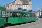 B4S 1488, auf der Linie 2, bedient am 21.03.2026 als Drittwagen die Haltestelle Wettsteinplatz. Aufnahme Basel.