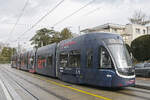 Be 6/8 Flexity 5009 mit der Werbung f�r einen Pferdeanlass im St.