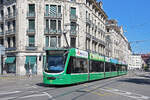 Be 6/8 Combino 320, auf der Linie 8, f�hrt am 29.05.2026 zur Haltestelle Markthalle. Aufnahme Basel.