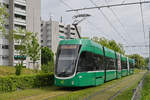 Be 6/8 Flexity 5035, auf der Linie 6, f�hrt am 04.05.2026 zur Haltestelle Hirzbrunnen/Claraspital. Aufnahme Basel.