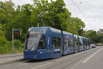 Be 6/8 5040  Federer Express , auf der Linie 3, bedient am 11.05.2026 die Haltestelle St. Alban Tor. Aufnahme Basel.