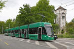 Be 6/8 Flexity 5031, auf der Linie 3, f�hrt am 11.05.2026 zur Haltestelle St. Alban Tor. Aufnahme Basel.