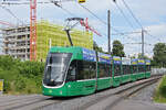 Be 6/8 Flexity 5027, auf der Linie 14, f�hrt am 06.06.2026 zur Haltestelle St. Jakob. Aufnahme Basel.