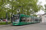 Be 6/8 Combino 316, auf der Linie 1, bedient am 04.05.2026 die Haltestelle Kannenfeldplatz.