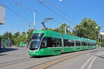 Be 6/8 Flexity 5032, auf der Linie 14, f�hrt am 22.06.2026 bei der Haltestelle St. Jakob ein. Aufnahme Basel.