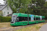 Be 4/6 Flexity 6017, auf der Linie 15, f�hrt am 13.07.2026 zur Haltestelle Lerchenstrasse. Aufnahme Basel.