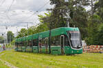 Be 6/8 Flexity 5027, auf der Linie 14, f�hrt am 20.05.2026 zur Haltestelle St. Jakob. Aufnahme Basel.