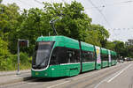 Be 6/8 Flexity 5041, auf der Linie 3, bedient am 11.05.2026 die Haltestelle St.