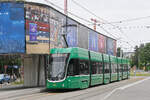 Be 6/8 Flexity 5017, auf der Linie 14, bedient am 08.06.2026 die Haltestelle St.