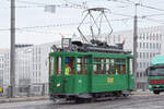 Ce 2/2 156 �berquert am 10.08.2026 als Extrafahrt die M�nchensteinerbr�cke Richtung Depot Dreispitz. Aufnahme Basel.