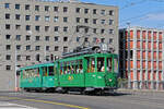Ce 2/2 156  Zum Sod  zusammen mit dem C3 1303 �berquert am 15.08.2026 auf einer Extrafahrt die M�nchensteinerbr�cke. Aufnahme Basel.