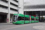 Be 6/8 Flexity 5032, auf der Linie 2, verl�sst am 24.08.2026 die Haltestelle Messeplatz.