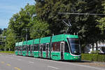 Be 6/8 Flexity 5029, auf der wegen einer Baustelle umgeleiteten Linie 3, f�hrt am 06.07.2026 zur Haltestelle am Aeschenplatz. Aufnahme Basel.
