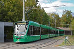 Be 6/8 Combino 301, auf der verk�rzten Linie 6, wartet am 05.09.2026 in der Schlaufe beim Eglisee.
