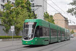 Be 6/8 Flexity 5034, auf der Linie 21, f�hrt am 10.08.2026 zur Haltestelle Gewerbeschule.