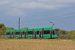 Be 6/8 Flexity 5027, auf der Linie 14, f�hrt am 10.08.2026 zur Haltestelle Lachmatt. Aufnahme Pratteln.