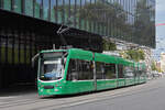 Be 6/8 Combino 324, auf der Linie 2, f�hrt am 24.08.2026 zur Haltestelle Messeplatz. Aufnahme Basel.