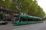 Be 6/8 Combino 314, auf der Linie 8, f�hrt am 24.08.2026 zur Haltestelle Sch�tzenhaus.