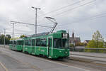 Be 4/4 481 zusammen mit dem B4S 1493, auf der Linie 15, �berquert am 13.10.2026 die Wettsteinbr�cke Richtung Haltestelle Wettsteinplatz. Aufnahme Basel.