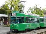 BVB - Tram Be 4/4 481 unterwegs auf der Linie 14 in Prattelen am 11.05.2009