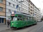 BVB - Be 4/6 637 als Fahrschule unterwegs in der Stadt Basel am 19.03.2010