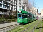 BVB - Be 4/8 674 unterwegs auf der Linie 21 am 19.03.2010