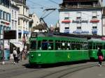 BVB - Tram Be 4/4 464  unterwegs auf der Linie 16 am 29.04.2010