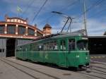 Dwag mit der Betriebsnummer 624 vor dem Depot Wiesenplatz vor einem Einsatz auf der Linie 21. Die Aufnahme stammt vom 06.09.2011.