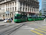 BVB - Tram Be 4/4 481 unterwegs auf der Linie 3 in der Stadt Basel am 25.05.2012