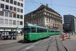 Be 4/6 647 als Ersatzkurs auf der Linie 3 am Aeschenplatz am 29.06.2012