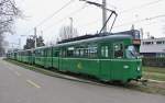 Dwag 650+646 (hinten 629+626) warten vor dem Stadion St. Jakob in Basel auf den nchsten Einsatz, 22.02.2013.