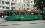 Basel BVB Tram 6 (SWP/SIG/BBC/Siemens-Be 4/4 483) Claraplatz am 7.